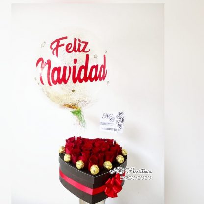 Rosa rojas navideño