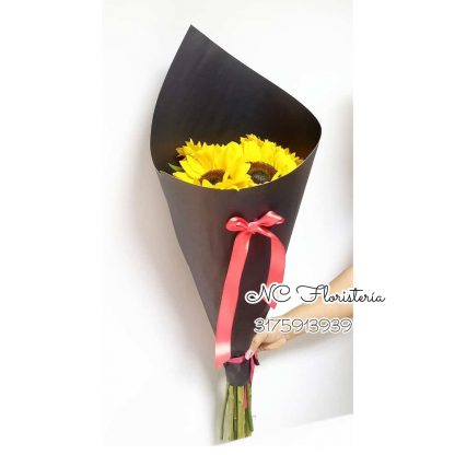 Buques en girasoles cali