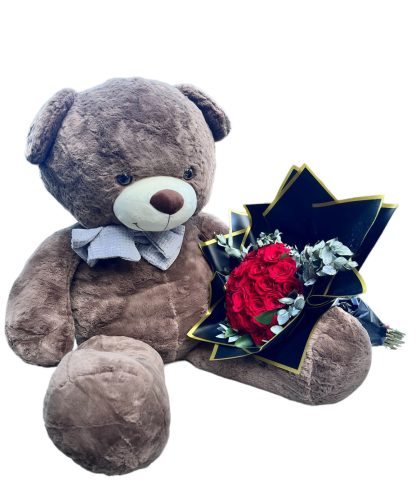 buquet de rosas-peluches en cali