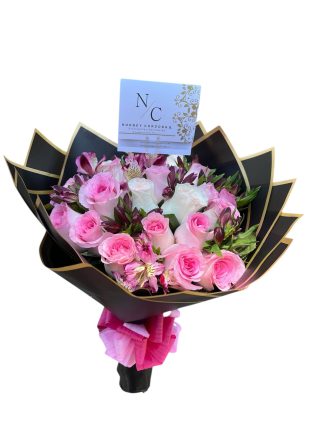 Rosas y Astromelias-floristeria en cali